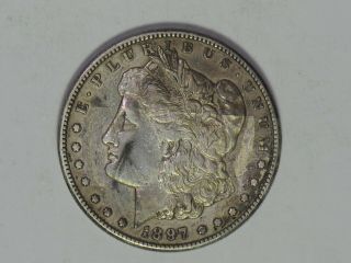 1897 Morgan S Silver Dollar Us Coin,  Circulated,  Ungraded,  90 Silver,  0258