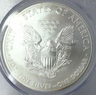 2013 Silver Eagle PCGS MS70 First Strike Signed By John M.  Mercanti 2
