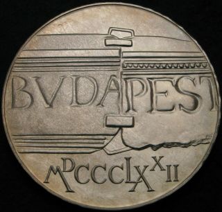 Hungary 100 Forint 1972 Bp - Silver - Buda And Pest Union - Aunc - 1441 ¤