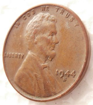 1944 S Wheat Penny Error 