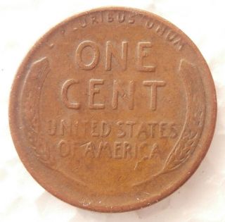 1944 S Wheat Penny Error 