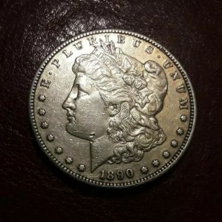 1890 S $1 Morgan Silver Dollar