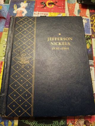 Mostly - Complete Set Of Jefferson Nickels 1938 To 1964 (p) In Folder (set 2)