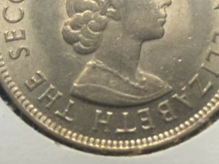 1957 KN Malaya & British North Borneo 20 cents Coin,  Uncirculated 5
