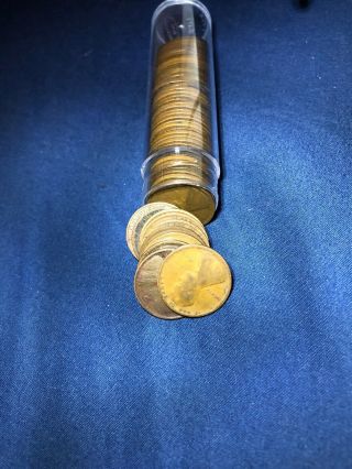 1 Roll Of 1909 Wheat Pennies