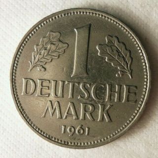 1961 G Germany Mark - Vintage Coin - German Bin 7