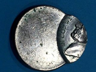 Jefferson Nickel Planchet Punch Error Great Looking Coin