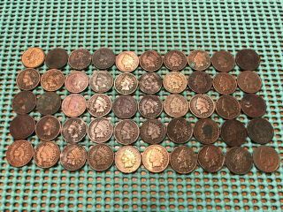 Complete Roll Of 50 1905 Indian Head Pennies