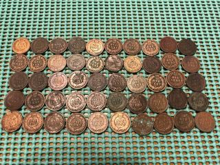 Complete Roll of 50 1905 Indian Head Pennies 4