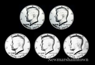 1776 1976 P,  D,  S,  S,  S Kennedy Half Dollar Proof Set - 40 Silver Proof And Bu