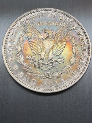 1884 - O $1 Morgan Silver Dollar Nicely Circulated Toned