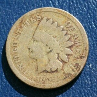 1859 Indian Head Cent Ag To Good Details Civil War Era Copper Nickel