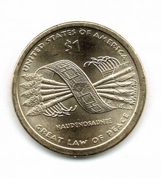 2010 - P $1 Brilliant Uncirculated Business Strike Native American Dollar Coin