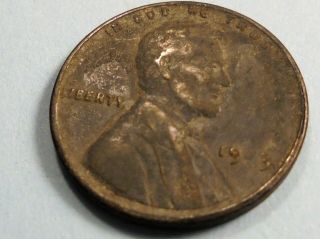 1943p Steel Wheat Cent Error Ghostly 4 Filled Die Ltb43p