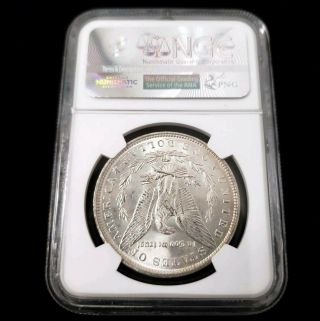 1890 US United States Morgan Silver $1 One Dollar NGC MS63 Collector Coin WD9021 2