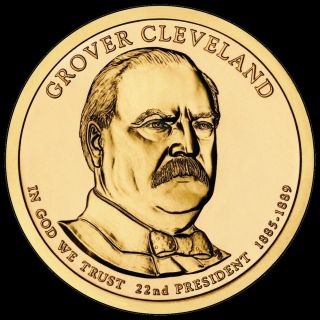 2012 D Grover Cleveland 1st Term Presidential Dollar " Uncirculated " Us Coin Bu