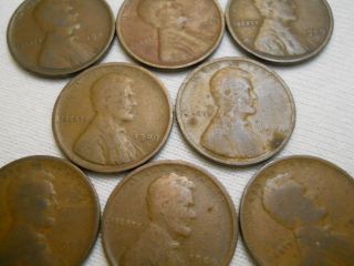 ROLL OF 1909 LINCOLN PENNIES COMBINE. 4