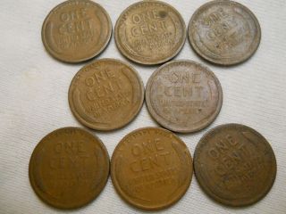 ROLL OF 1909 LINCOLN PENNIES COMBINE. 7