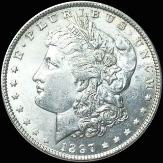1897 Morgan Silver Dollar Appears Uncirculated High End Philly Ms Bu Collectible