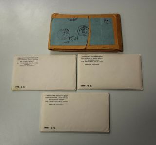Set Of 3 1970 United States Uncirculated Coin Set