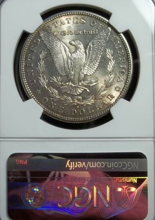 1881 S NGC MS - 63 Morgan Silver Dollar (Toning) 2