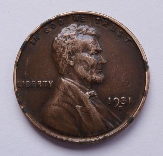 Key Date 1931 - S U.  S.  Lincoln Head Penny Very Fine - Corr Spots