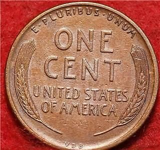 1909 Vdb Philadelphia Copper Lincoln Wheat Cent