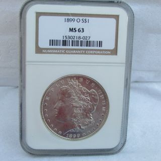1899 O Us Morgan Silver $1 Dollar Coin Ms - 63 Ngc Orleans