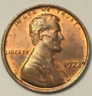 1972 Lincoln Cent Double Die Obverse Rare Ddo