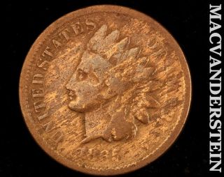 1865 Indian Head Cent - Semi Key Better Date I2381