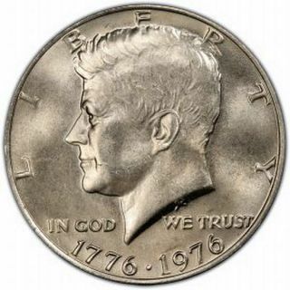1 Roll Of 1976 Kennedy P&d Circulated Bicentennial Half Dollars