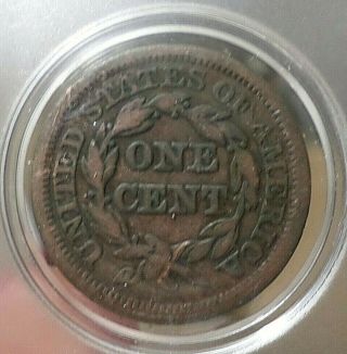 1845 Antique Us Large Cent,  Liberty Head