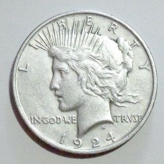 Usa - Peace Dollar 1924 - Silver -