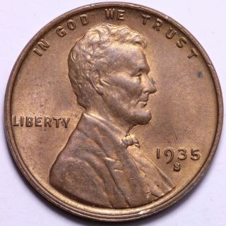1935 - S Lincoln Wheat Cent Penny R2km