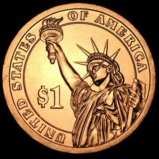 2012 D Chester A.  Arthur Pos A Presidential Dollar From U.  S.  Roll