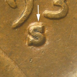 1935 - S Lincoln cent with RPM - 001 2