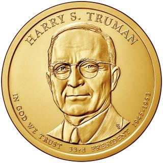 2015d $1 Harry S.  Truman - 33rd U.  S.  President - Pos A - Bu