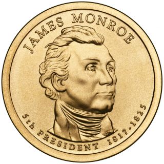 2008d $1 James Monroe - 5th U.  S.  President - Bu