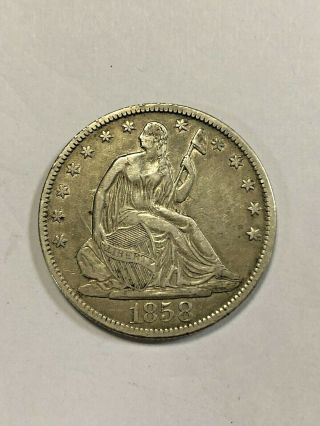Usa 1858 - O 50 Cent,  Seated Liberty Half Dollar