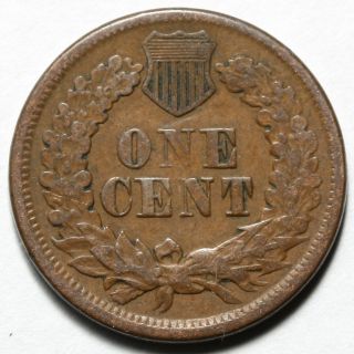 1864 UNITED STATES BRONZE INDIAN HEAD 1 ONE CENT COIN 2