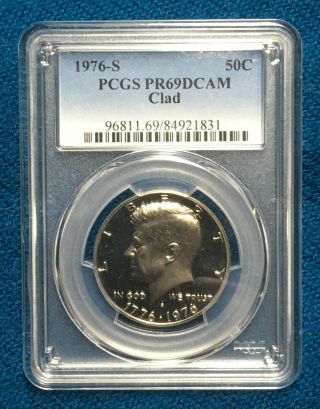 1976 - S 50c Kennedy Half - Dollar Pr69dcam Clad Priced Low To Sell