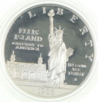 Proof 1986 - S Statue Of Liberty Centennial Commemorative 90 Silver Dollar 241