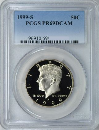 1999 - S Kennedy Proof Half Dollar 50c Pcgs Pr69dcam