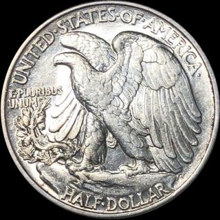 1943 Walking Half Dollar CLOSE UNCIRCULATED Liberty Silver Philly Collectible 2