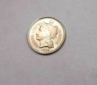 1865 Three Cent (3 Cent) // Proof (details) // (tc03119)