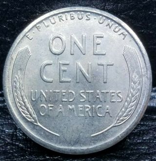 1943 - S Steel Wheat Penny Cent - " Stunning " Gem/ Brilliant Uncirculated 30