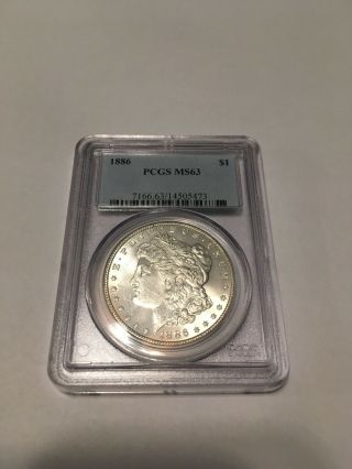 1886 Morgan Silver Dollar Ms 63