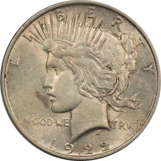 1922 Peace Dollar - Vam 2c Extra Hair Lds,  Nearly Uncirc Looks Choice