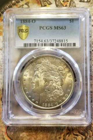 1884 O Morgan Dollar Pcgs Ms 63 Coin