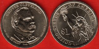 Usa 1 Dollar 2012 D " Grover Cleveland - Second Term " Unc